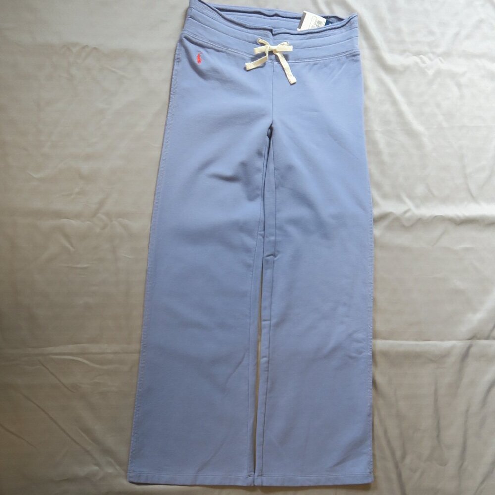 Ralph Lauren Girls Steel Blue Pants Sz M 10/12 NWT